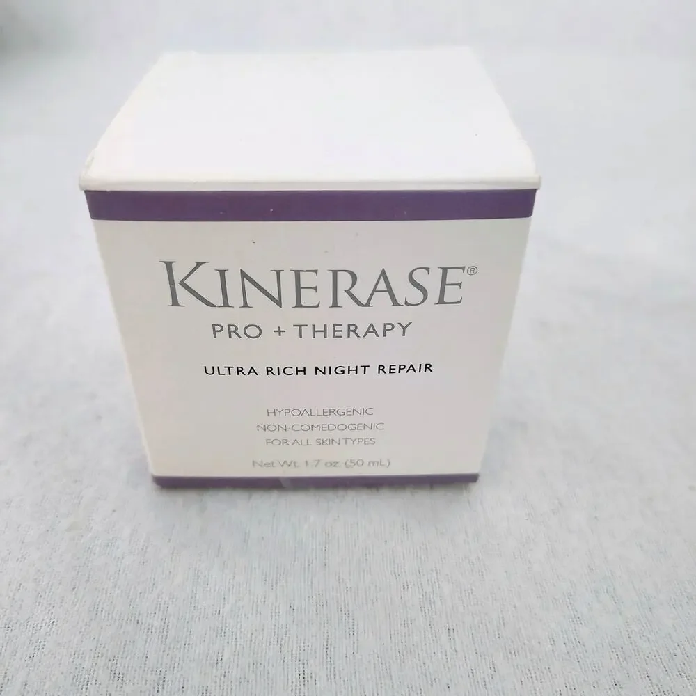 Kinerase Pro Therapy Ultra Rich Night Repair Cream 1.7oz Hypoallergenic All Skin